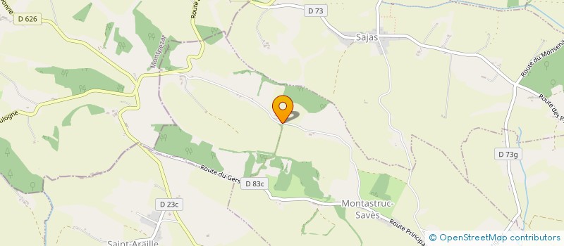 localisation de l'entreprise MONSIEUR SEBASTIEN POGGIALI  MONTASTRUC-SAVES