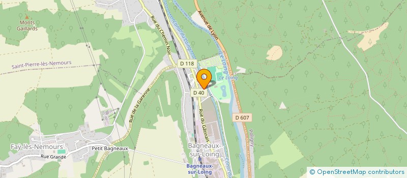 localisation de l'entreprise MONSIEUR SEBASTIEN POILEVET  BAGNEAUX-SUR-LOING