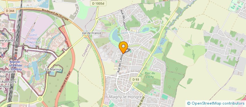 localisation de l'entreprise MONSIEUR SEBASTIEN POISSON  MAGNY-LE-HONGRE