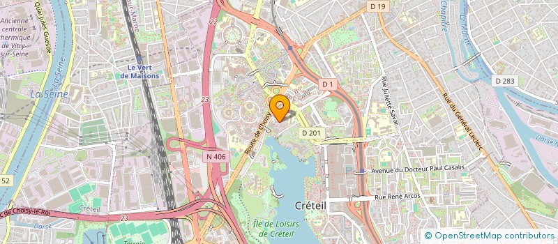 localisation de l'entreprise MONSIEUR SEBASTIEN POISSON  CRETEIL