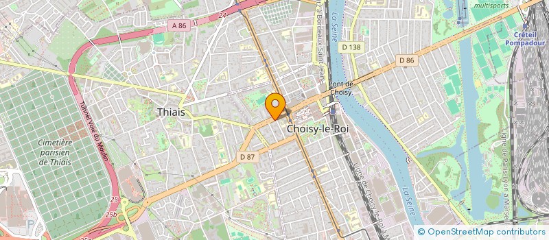 localisation de l'entreprise MONSIEUR SEBASTIEN POLAT  CHOISY-LE-ROI