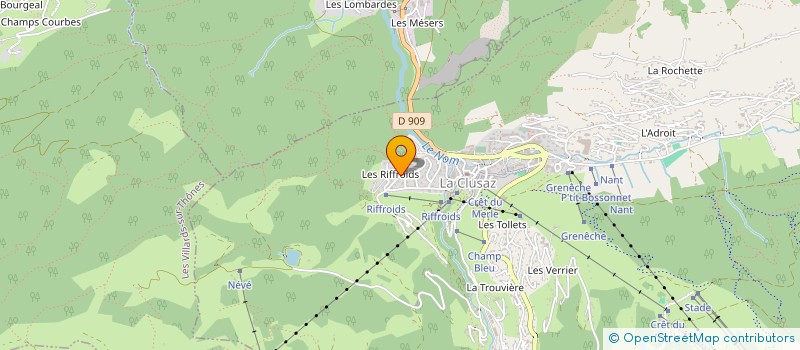 localisation de l'entreprise MONSIEUR SEBASTIEN POLLET-VILLARD à LA CLUSAZ