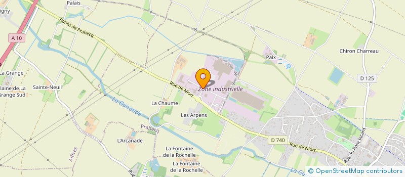 localisation de l'entreprise MONSIEUR SEBASTIEN POMMIER à PRAHECQ