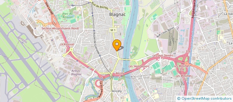 localisation de l'entreprise MONSIEUR SEBASTIEN POMMIER  BLAGNAC