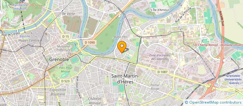 localisation de l'entreprise MONSIEUR SEBASTIEN PONCELET  SAINT-MARTIN-D'HERES