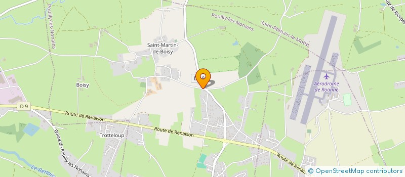 localisation de l'entreprise MONSIEUR SEBASTIEN PONCET  POUILLY-LES-NONAINS