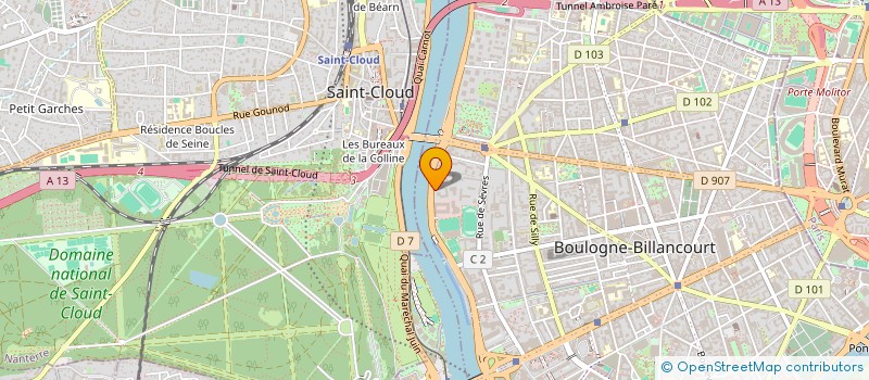 localisation de l'entreprise MONSIEUR SEBASTIEN PONS à BOULOGNE-BILLANCOURT