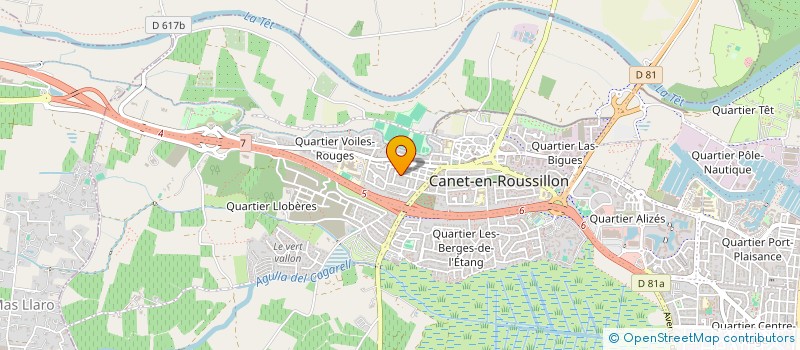 localisation de l'entreprise MONSIEUR SEBASTIEN PORTAIL  CANET-EN-ROUSSILLON