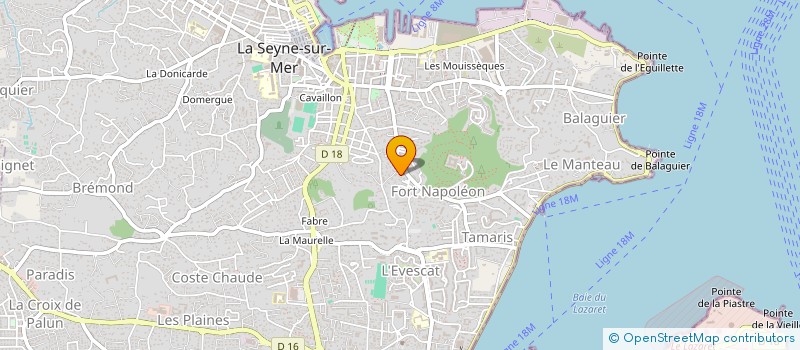 localisation de l'entreprise MONSIEUR SEBASTIEN POSSON à LA SEYNE SUR MER
