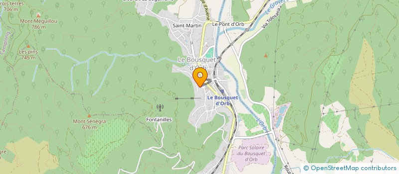 localisation de l'entreprise MONSIEUR SEBASTIEN POSTAL  GRAISSESSAC