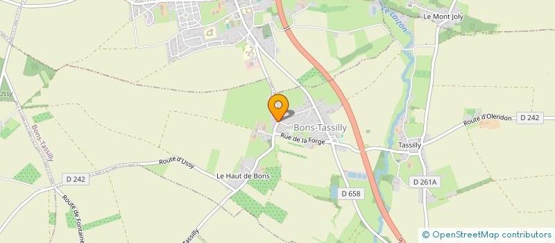 localisation de l'entreprise MONSIEUR SEBASTIEN POUCHARD  BONS-TASSILLY