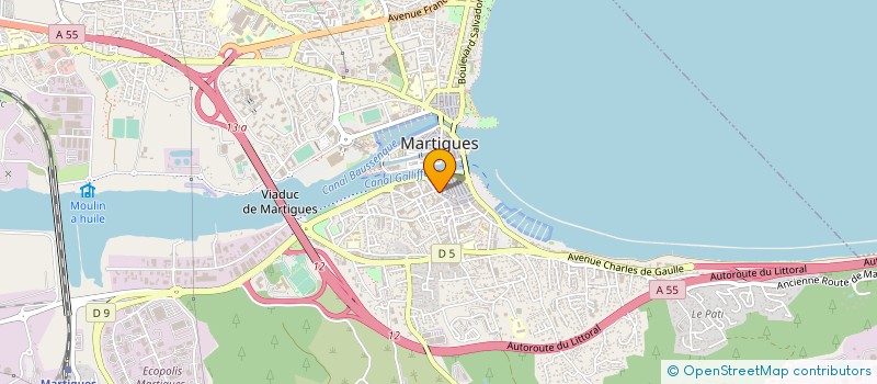 localisation de l'entreprise MONSIEUR SEBASTIEN POUGET  MARTIGUES