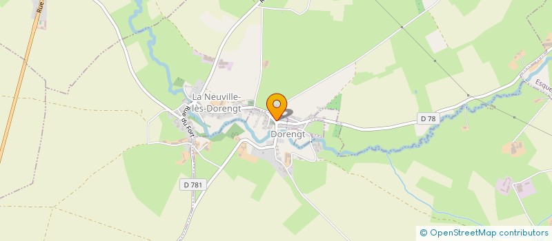 localisation de l'entreprise MONSIEUR SEBASTIEN POUILLON  LAVAQUERESSE