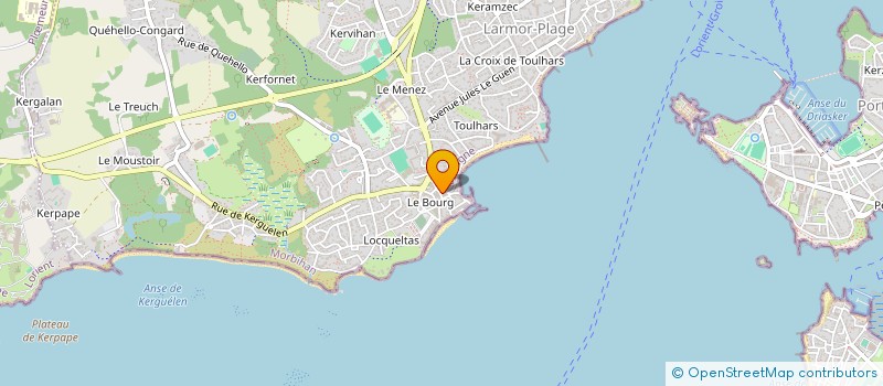 localisation de l'entreprise MONSIEUR SEBASTIEN POULAIN à LARMOR-PLAGE