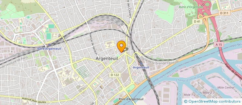 localisation de l'entreprise MONSIEUR SEBASTIEN POULCALEC  ARGENTEUIL