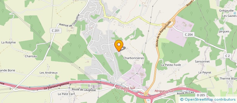 localisation de l'entreprise MONSIEUR SEBASTIEN POUN  COULOUNIEIX-CHAMIERS