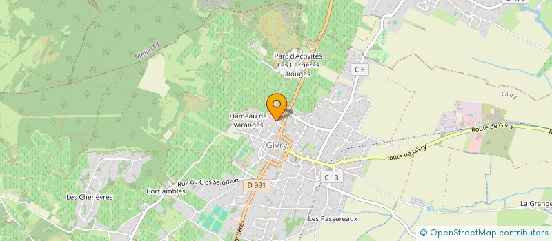 localisation de l'entreprise MONSIEUR SEBASTIEN POURNY à GIVRY