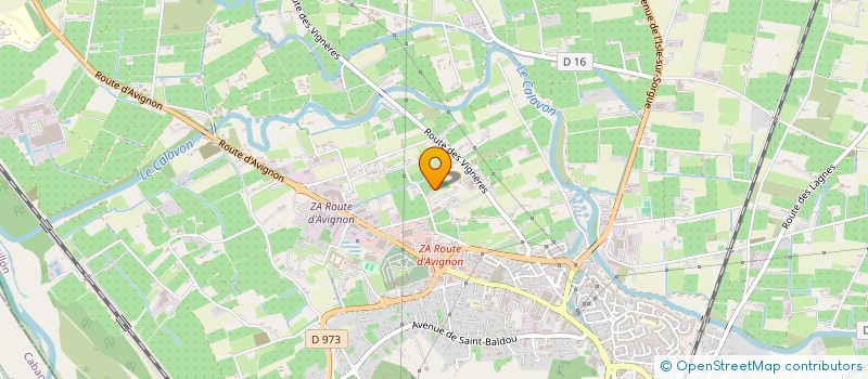 localisation de l'entreprise MONSIEUR SEBASTIEN POURPE  CAVAILLON