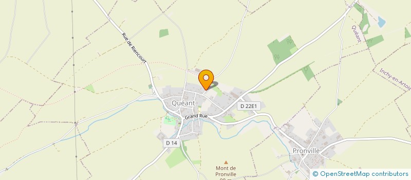 localisation de l'entreprise MONSIEUR SEBASTIEN POURPOINT  QUEANT