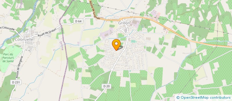 localisation de l'entreprise MONSIEUR SEBASTIEN POURRAZ  GRILLON