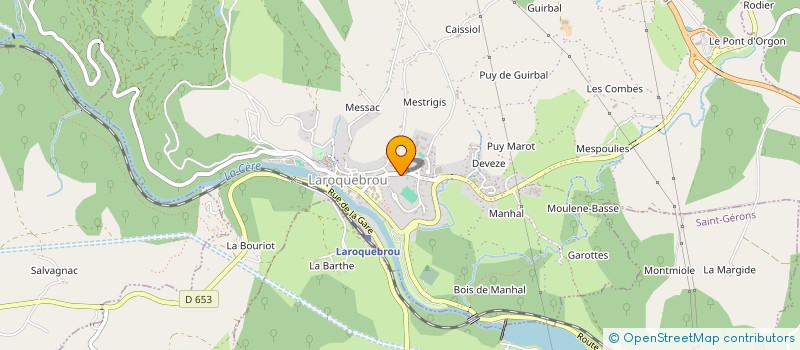 localisation de l'entreprise MONSIEUR SEBASTIEN PRAT à LAROQUEBROU