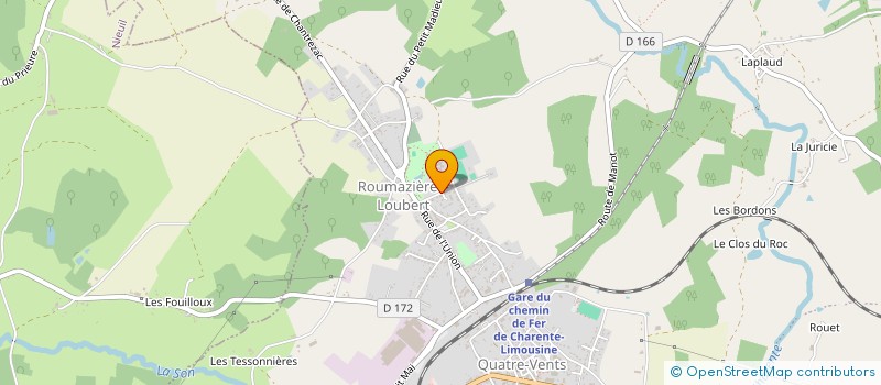 localisation de l'entreprise MONSIEUR SEBASTIEN PRECIGOUT à TERRES-DE-HAUTE-CHARENTE