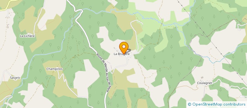 localisation de l'entreprise MONSIEUR SEBASTIEN PREJET-ROUSSET  SAINT-DENIS-EN-MARGERIDE