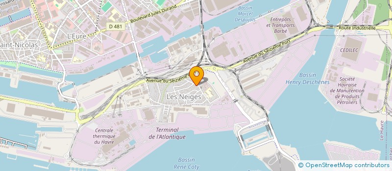 localisation de l'entreprise MONSIEUR SEBASTIEN PRESSELIN à LE HAVRE