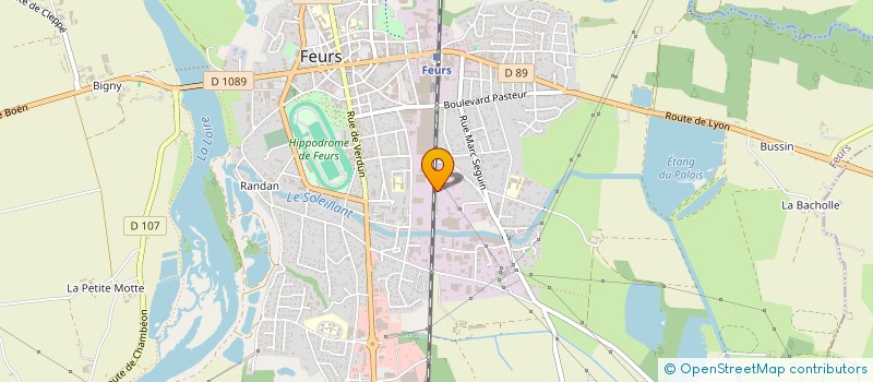 localisation de l'entreprise MONSIEUR SEBASTIEN PRETET  FEURS