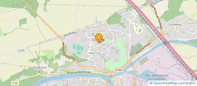 localisation de l'entreprise MONSIEUR SEBASTIEN PREVOST  MONTEREAU-FAULT-YONNE