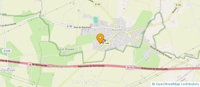 localisation de l'entreprise MONSIEUR SEBASTIEN PREY  ROUTOT