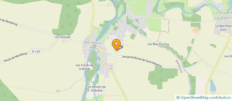 localisation de l'entreprise MONSIEUR SEBASTIEN PRIAULT à MONTBOUY