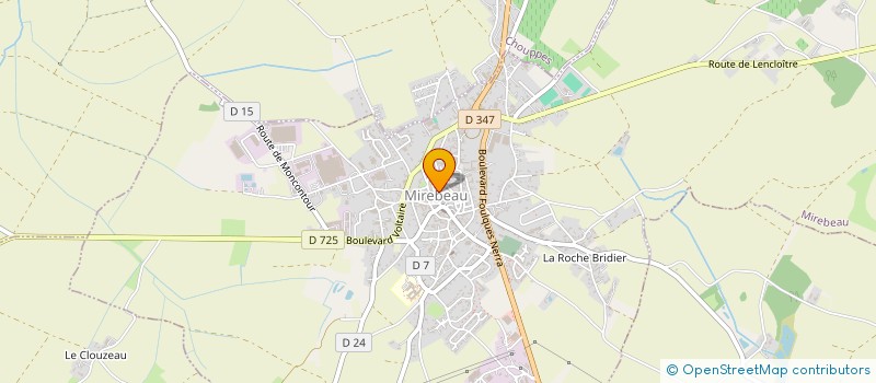 localisation de l'entreprise MONSIEUR SEBASTIEN PRIEGO  MIREBEAU