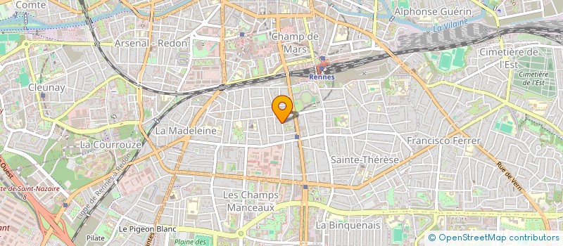 localisation de l'entreprise MONSIEUR SEBASTIEN PRIGENT  RENNES