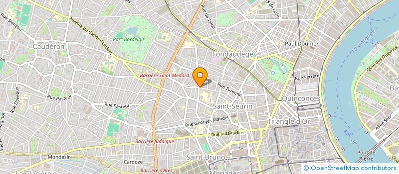 localisation de l'entreprise MONSIEUR SEBASTIEN PROUX  BORDEAUX