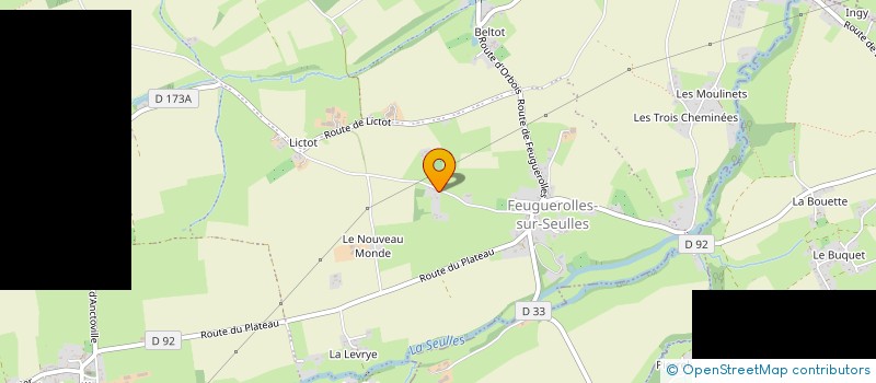 localisation de l'entreprise MONSIEUR SEBASTIEN PROVOT  AURSEULLES