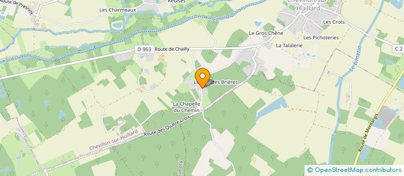 localisation de l'entreprise MONSIEUR SEBASTIEN PRULHIERE à CHEVILLON-SUR-HUILLARD