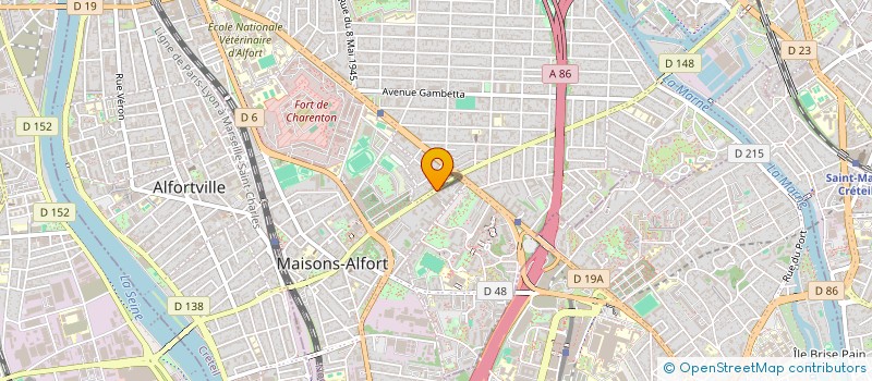 localisation de l'entreprise MONSIEUR SEBASTIEN PRUNIER  MAISONS-ALFORT