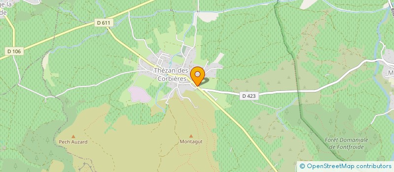 localisation de l'entreprise MONSIEUR SEBASTIEN PUBLICOLA  THEZAN-DES-CORBIERES