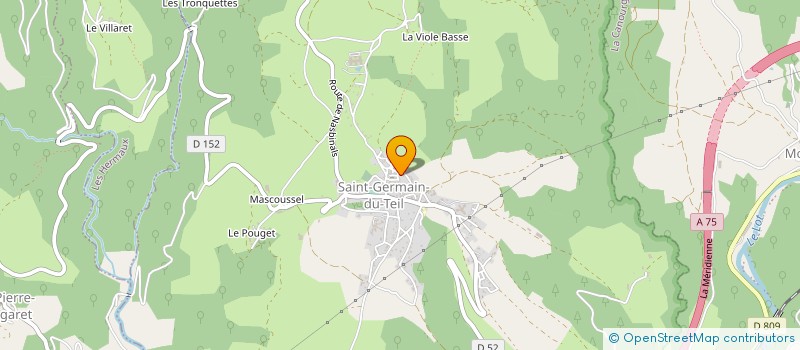 localisation de l'entreprise MONSIEUR SEBASTIEN PUEL  SAINT-GERMAIN-DU-TEIL