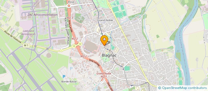 localisation de l'entreprise MONSIEUR SEBASTIEN PUEL à BLAGNAC