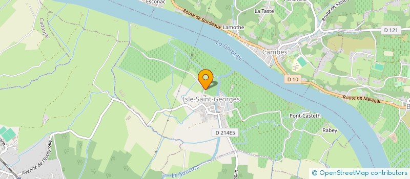 localisation de l'entreprise MONSIEUR SEBASTIEN PUJOL  ISLE-SAINT-GEORGES