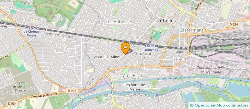 localisation de l'entreprise MONSIEUR SEBASTIEN PUJOL à CHELLES
