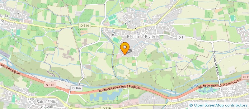 localisation de l'entreprise MONSIEUR SEBASTIEN PUJOLAR  PEZILLA-LA-RIVIERE