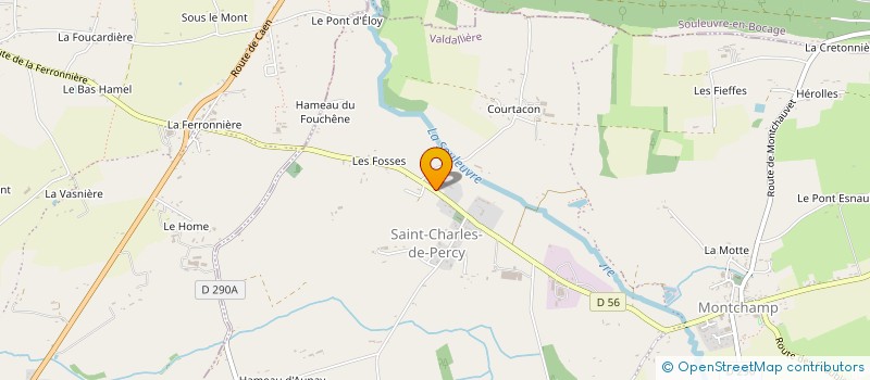 localisation de l'entreprise MONSIEUR SEBASTIEN QUETRON  VALDALLIERE