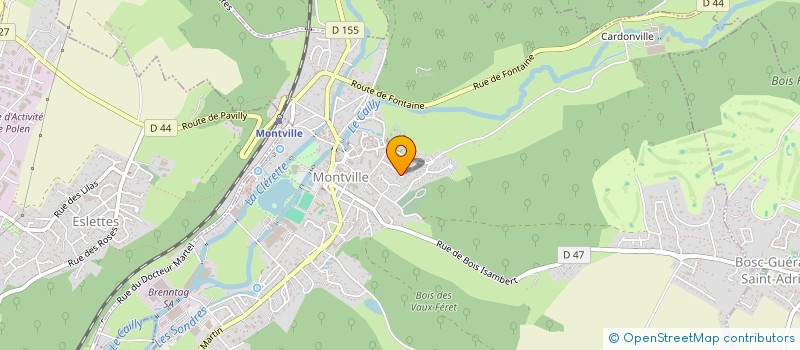 localisation de l'entreprise MONSIEUR SEBASTIEN QUIBEL  MONTVILLE