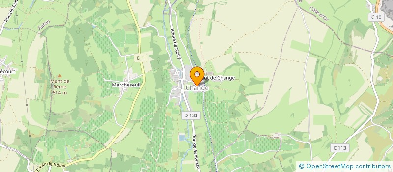 localisation de l'entreprise MONSIEUR SEBASTIEN QUIDE  CHANGE