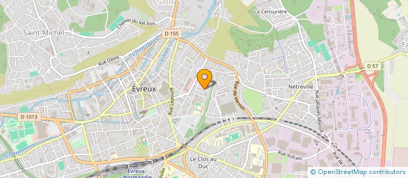 localisation de l'entreprise MONSIEUR SEBASTIEN QUILLET à EVREUX