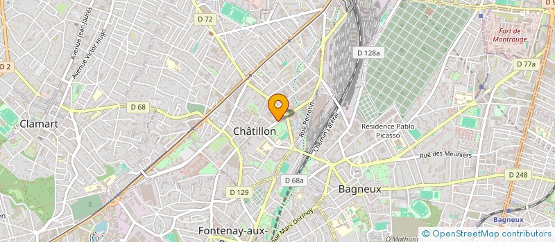 localisation de l'entreprise MONSIEUR SEBASTIEN QUIMBERT à CHATILLON