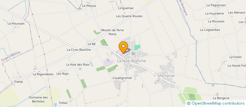 localisation de l'entreprise MONSIEUR SEBASTIEN QUINION  LA NOE-BLANCHE